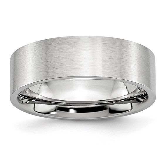 Chisel Cobalt Flat Satin 7mm Band 118$